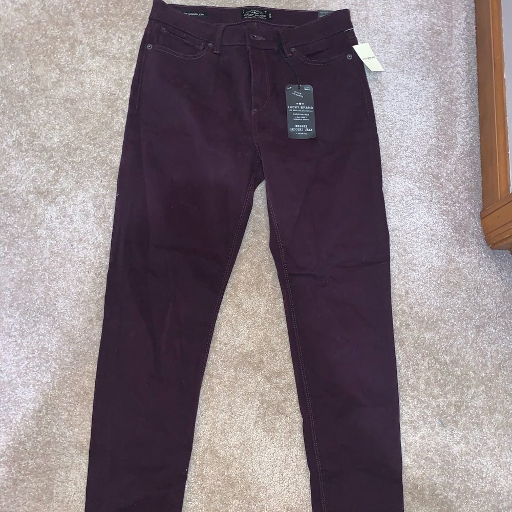 Lucky brand mid-rise legging jean